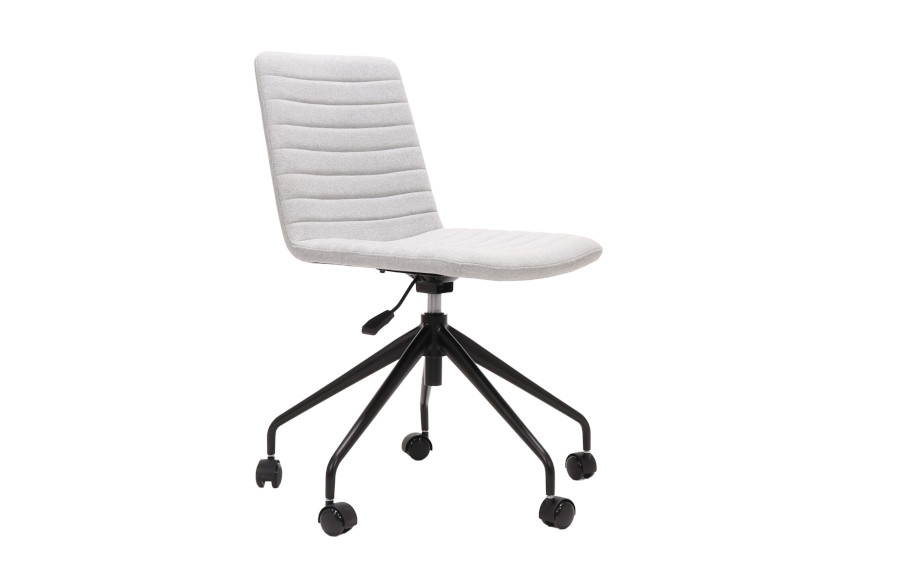 Grey Fabric With Black Base